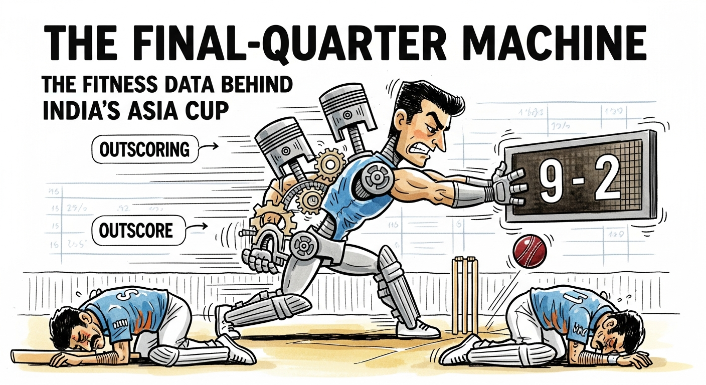 The Final-Quarter Machine: The Fitness Data Behind India's Asia Cup