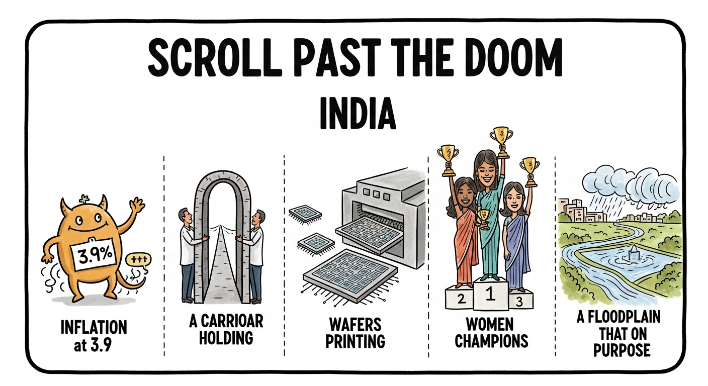 Scroll Past the Doom: 10 Good-News Data Points From This Week in India