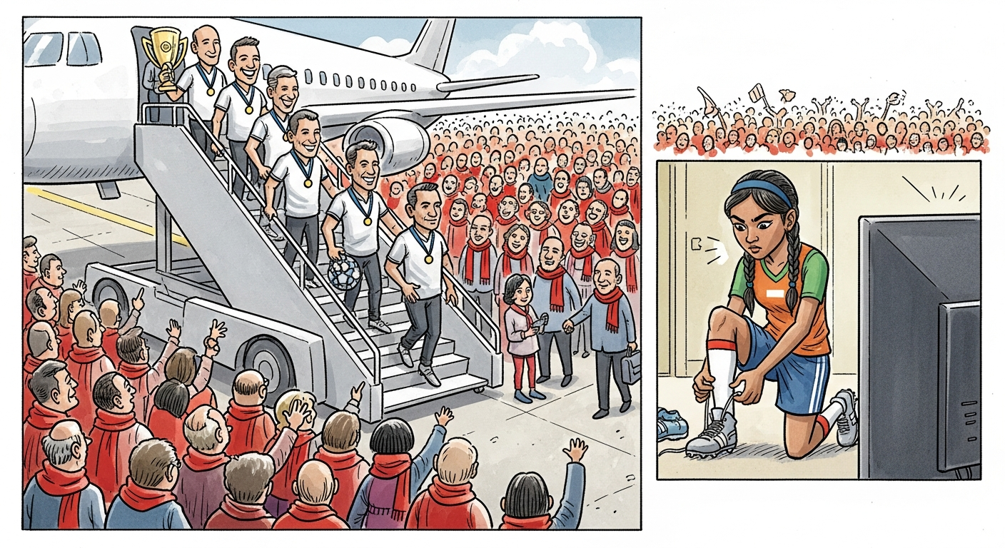 Spain Flies Home to a Nation's Roar — and India Reads the Blueprint It Just Watched Win