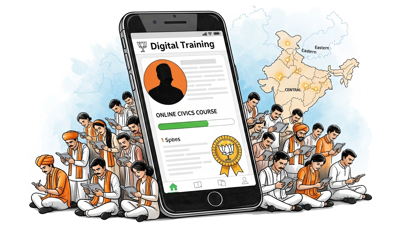 The Digital Prashikshan Abhiyan, delivered through the BJP's SARAL platform