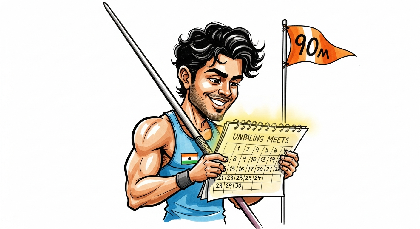 After Lausanne, the Schedule: Neeraj Maps a Diamond League Run With the 90-Metre Line as a Floor