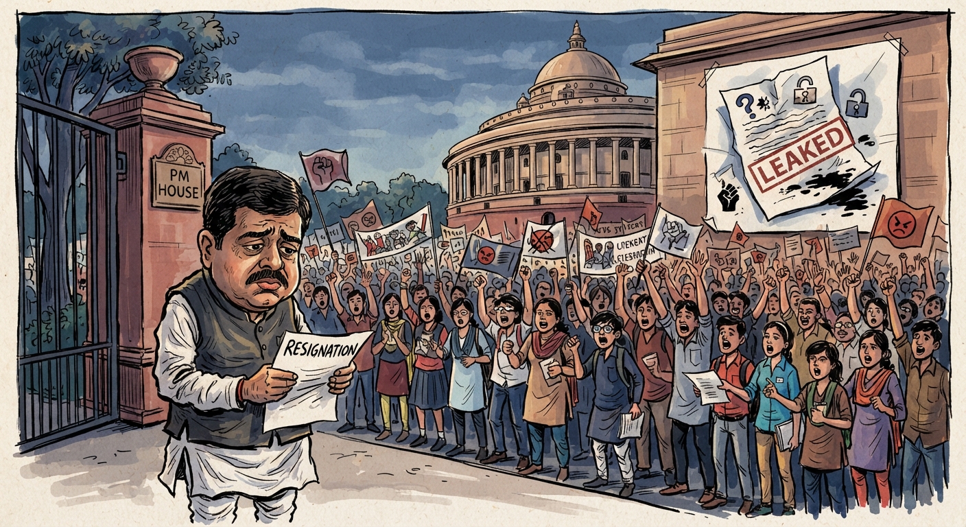Dharmendra Pradhan Resigns Amid Nationwide Protests