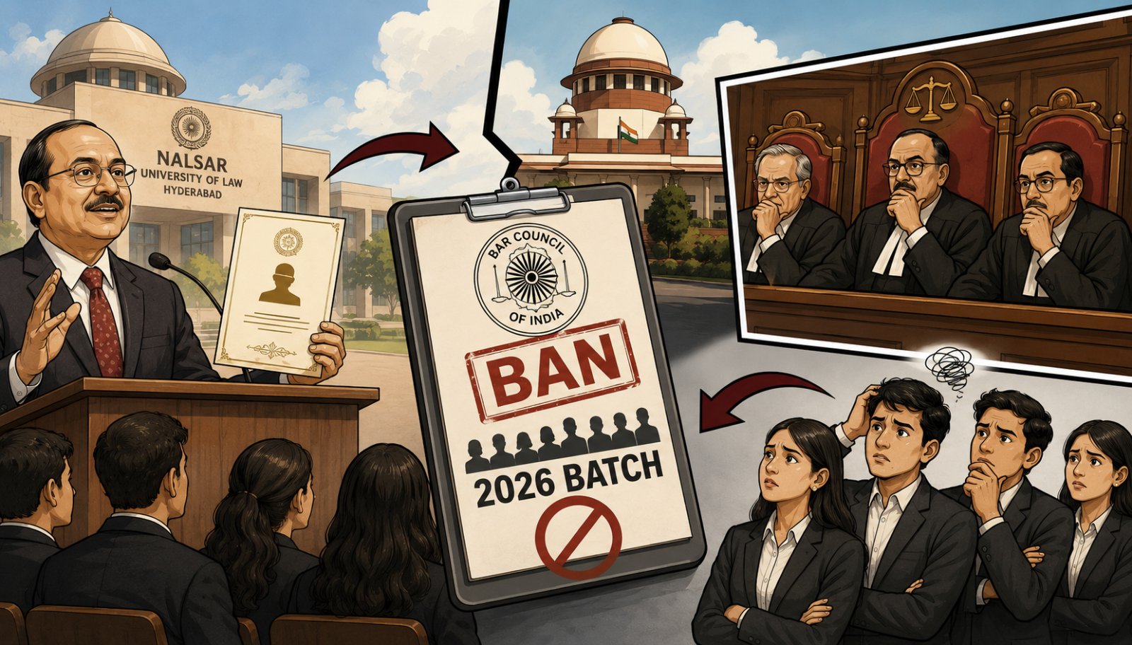 Bar Council Resolution on NALSAR Batch Ignites Debate on Dissent and Regulation
