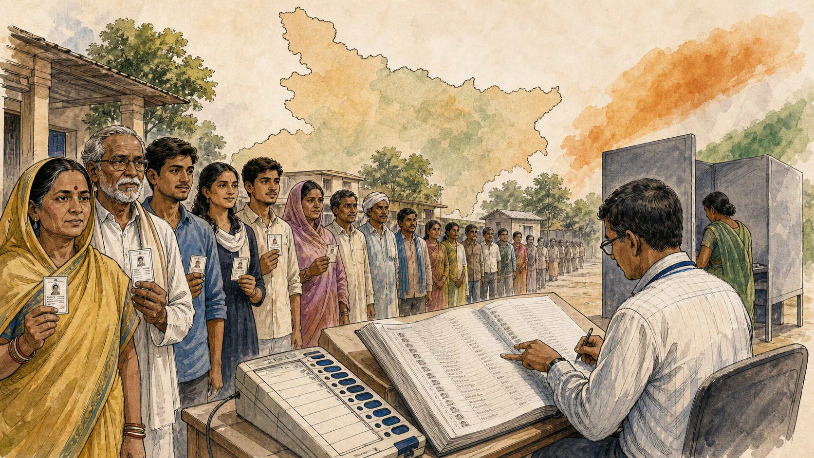 Bihar Records Highest Voter Turnout