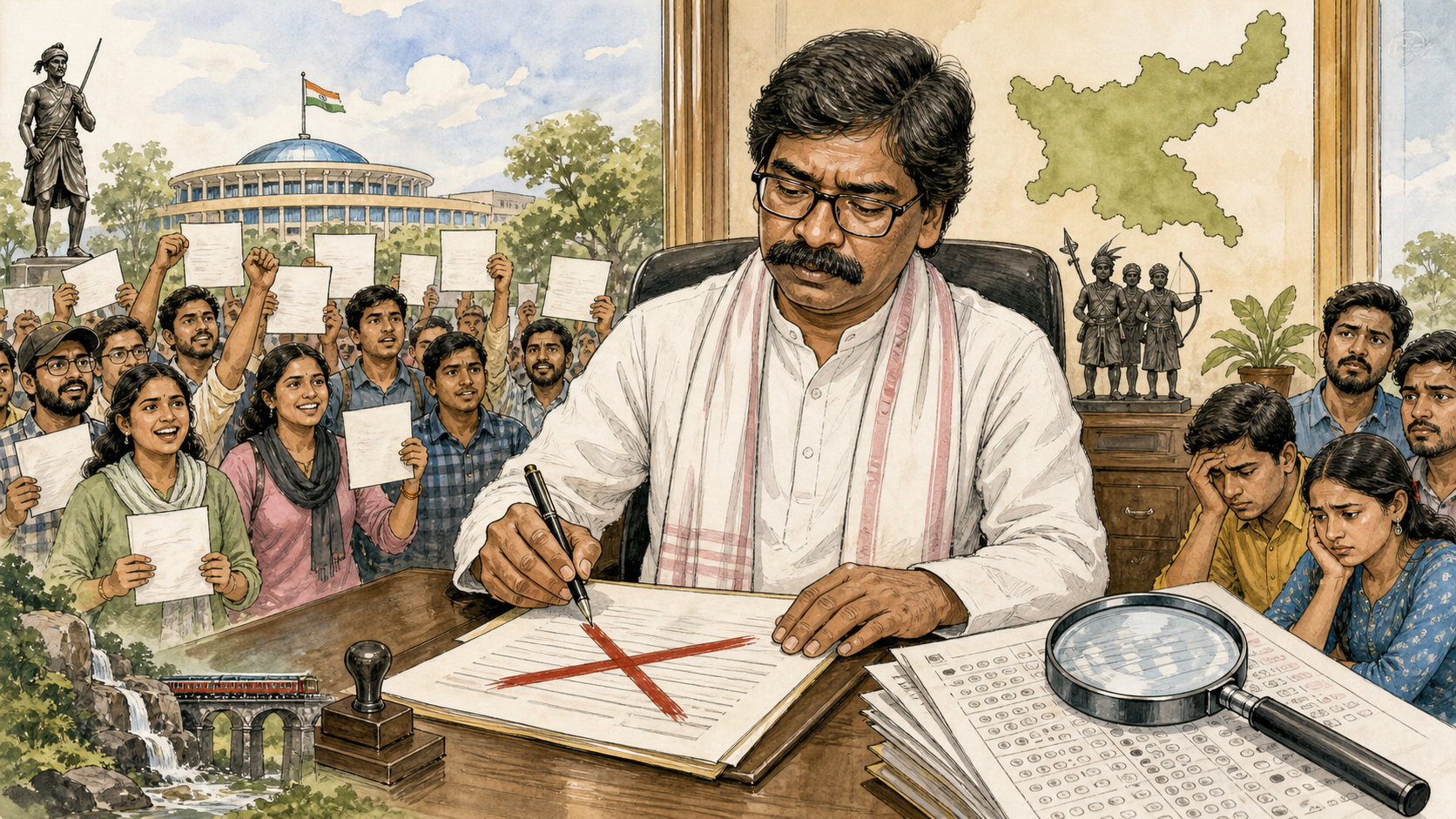 Jharkhand Blinks: Soren Scraps JSSC-CGL After 24 Days of Student Protests