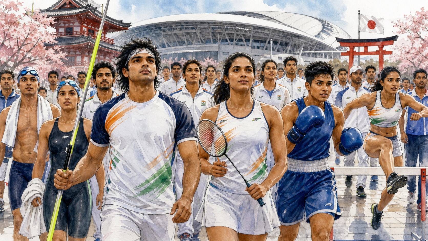 Team India Names 492 Athletes for Japan: Scale Meets Medal Ambition
