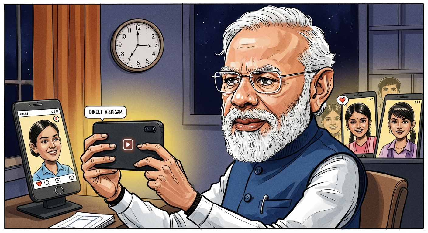 How PM Modi's Midnight Instagram Post Went Viral
