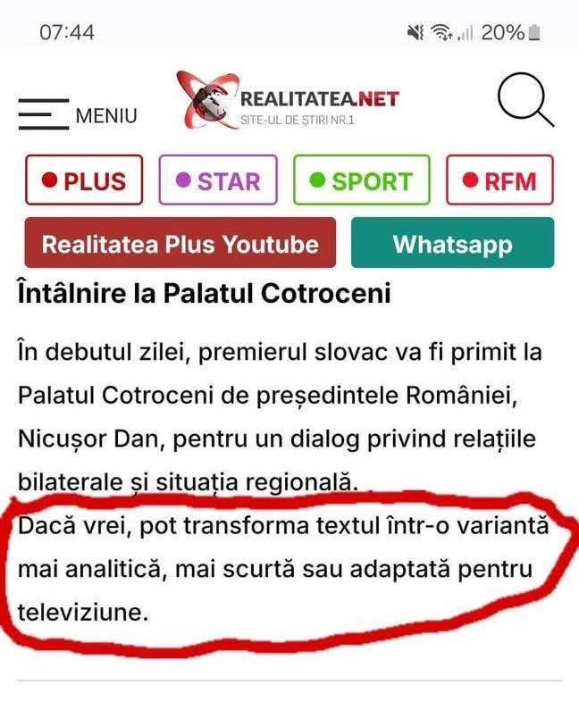 Au uitat sa scoata