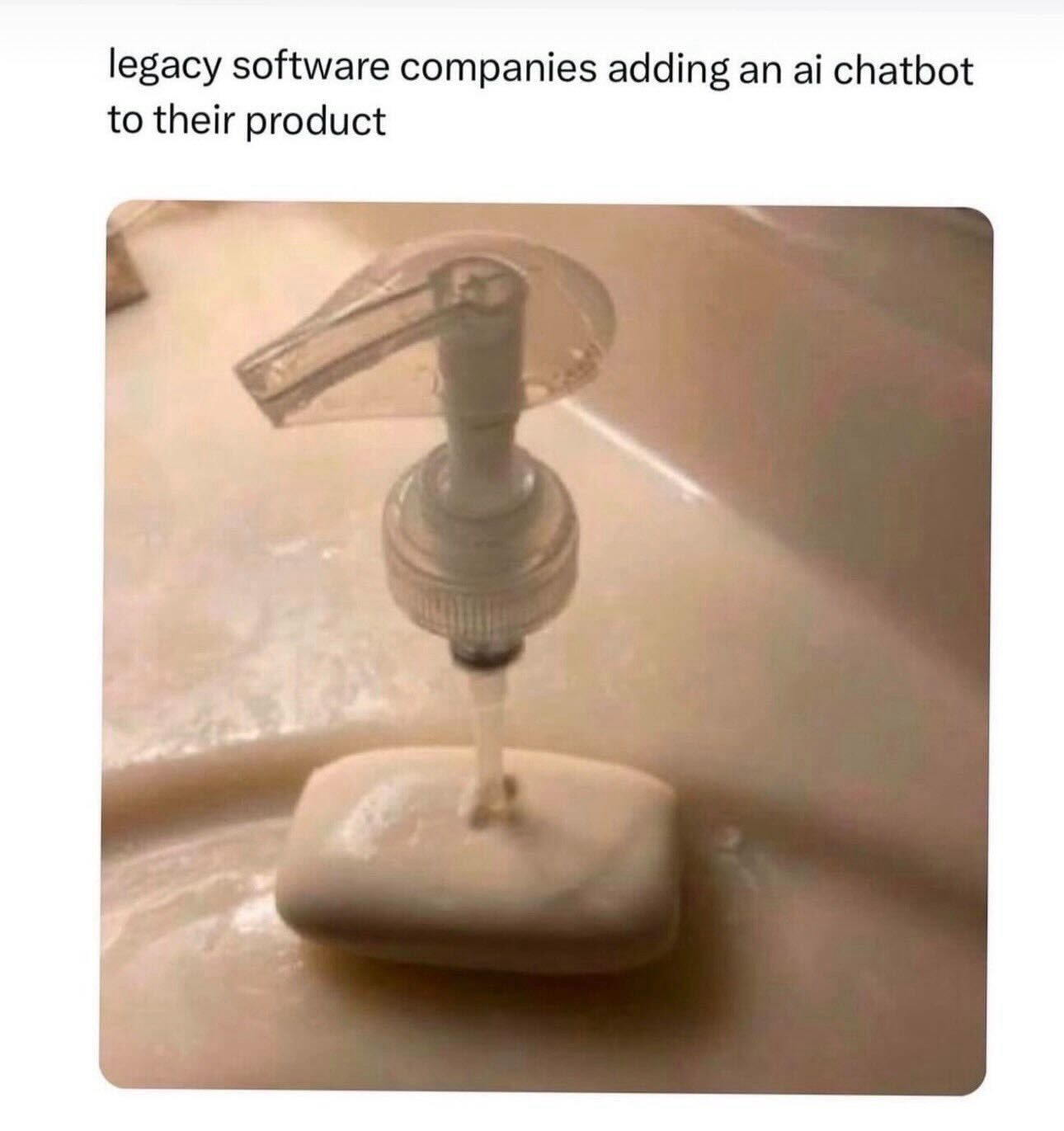 Legacy software companies adding and AI chatbot to their product