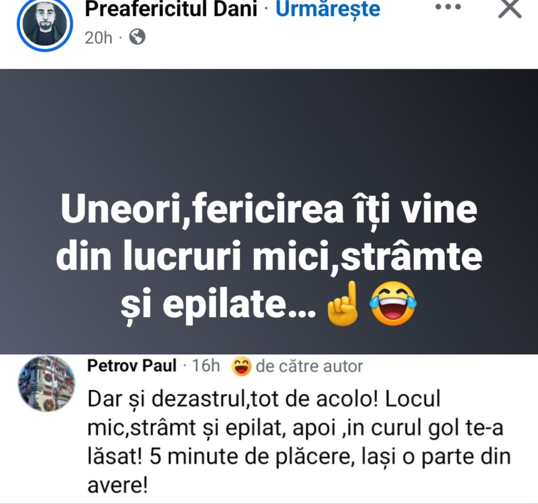 Fericirea vine din lucruri mici