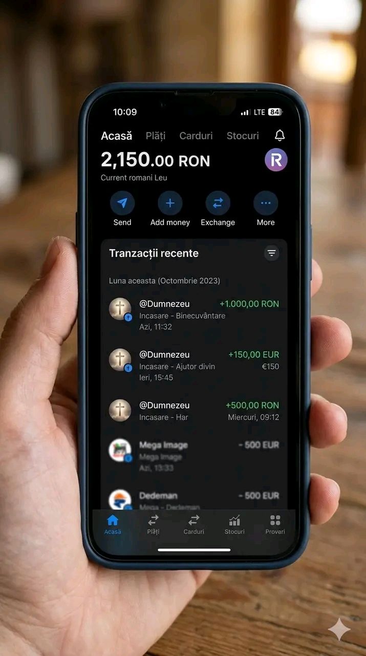 Cande tine Dumnezeu - Contul lui Calin Georgescu