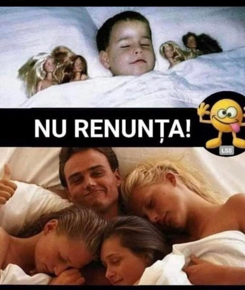 Nu renunta baiete!