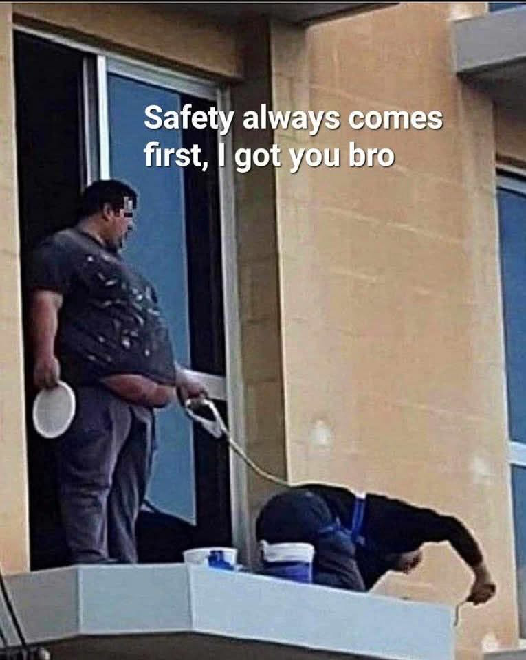 Safety first