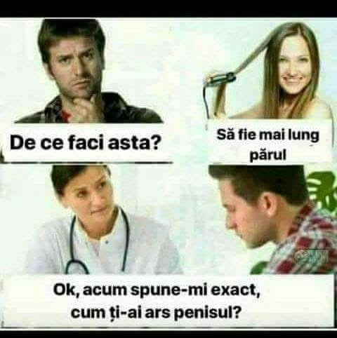 De ce faci asta? Sa fie mai lung parul