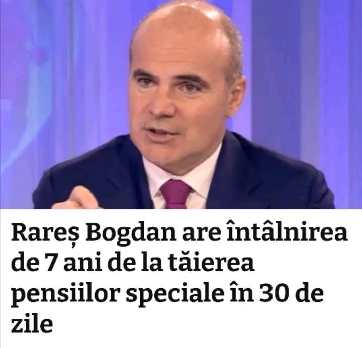 Rares Bogdan are intalnirea de 7 ani de la taierea pensiilor speciale in 30 de zile