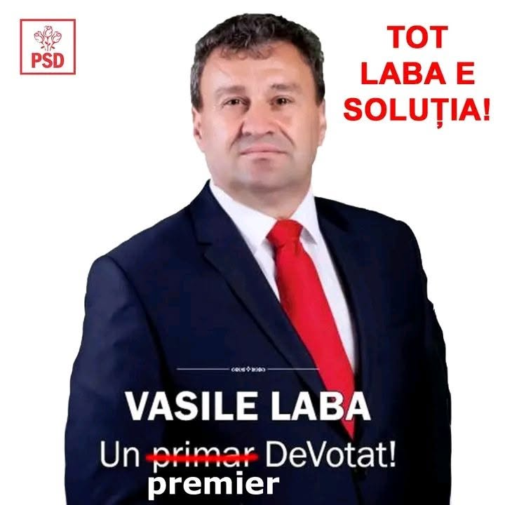Tot Laba e solutia. Vasile Laba. Un primar DeVotat!