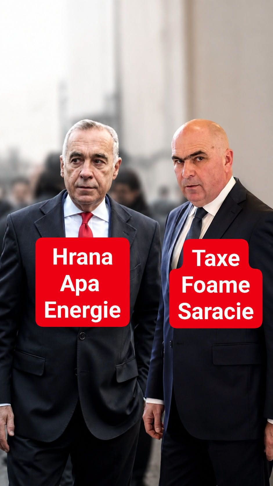 Hrana apa energie vs Taxe Foame Saracie