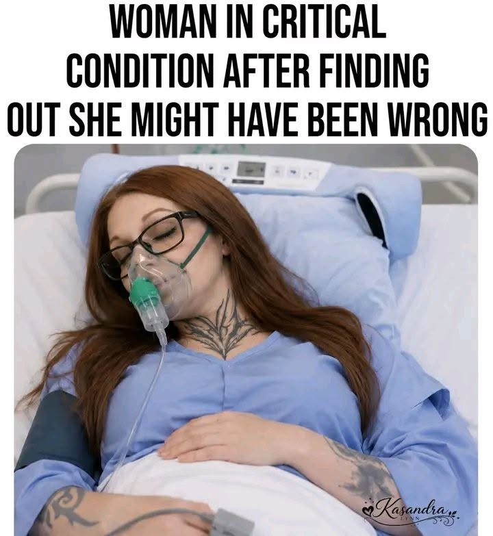 Woman in critical condition after finding out she might have been wrong