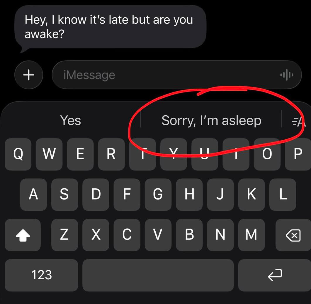 Are you awake?
