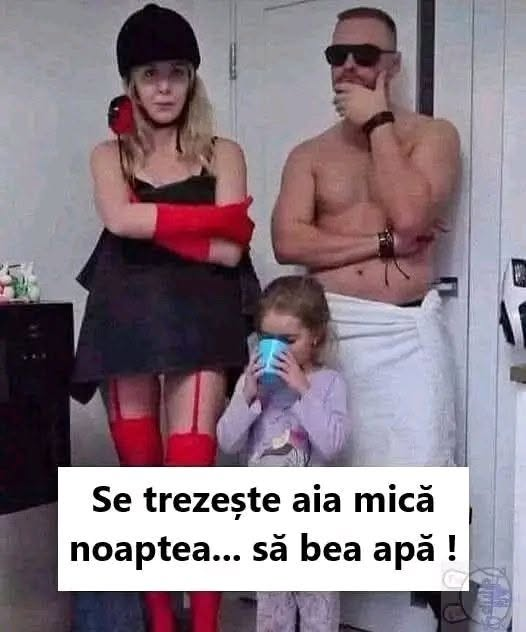 Se trezeste aia mica noaptea sa bea apa