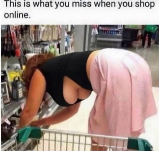 This is what you miss when you shop online