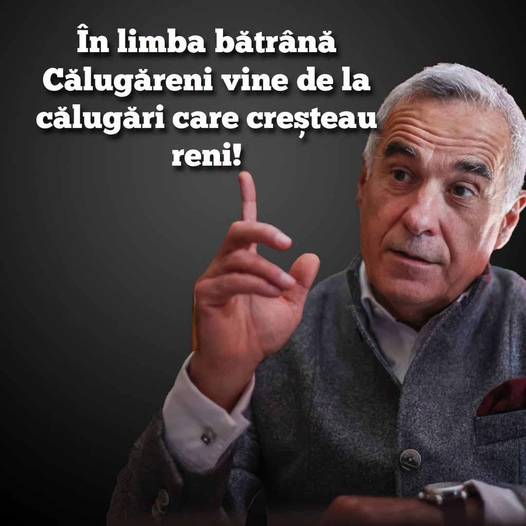 In limba batrana, Calugareni vine de la calugari care cresteau reni