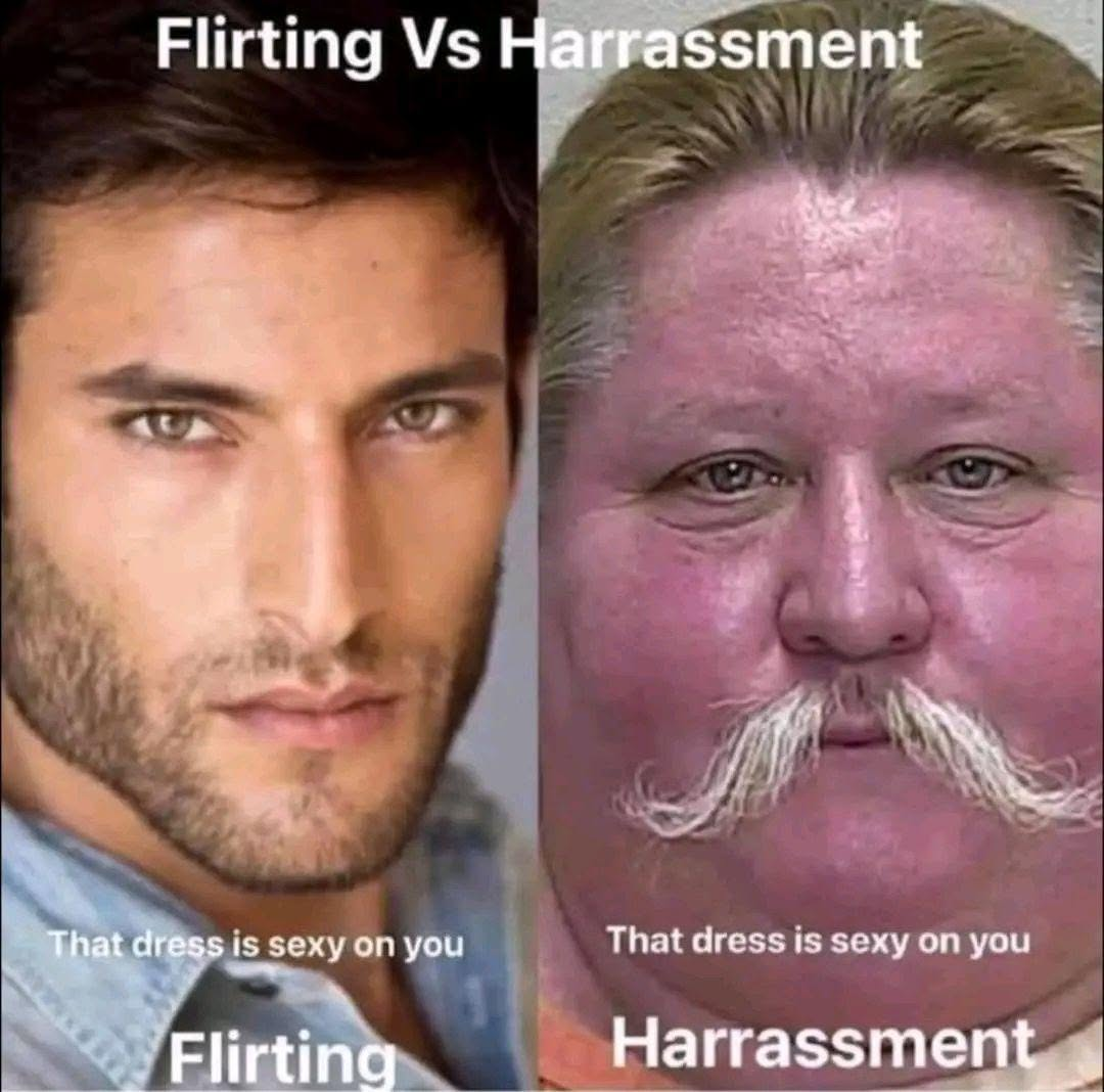 Flirting vs Harrasment