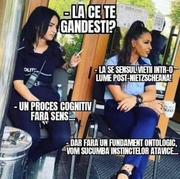 La ce te gandesti?