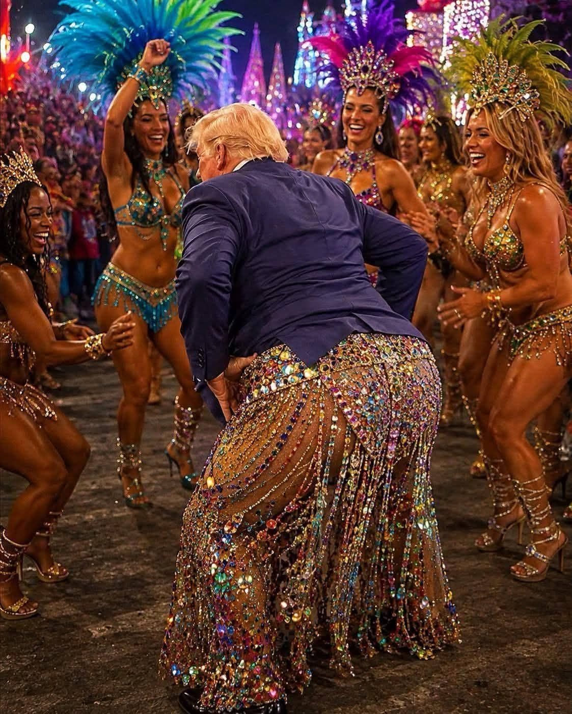 Trump la carnaval in Rio