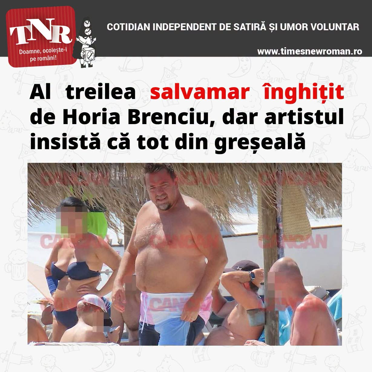 All treilea salvamar inghitit de Horia Brenciu