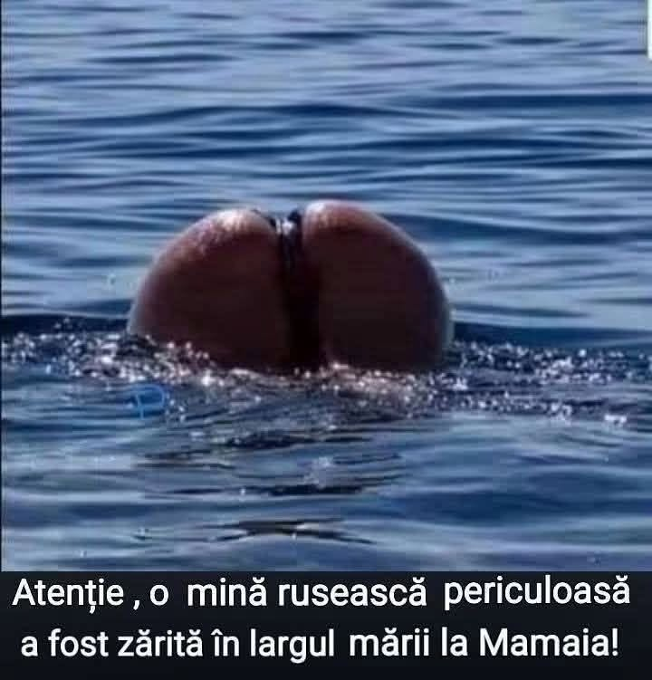 Mina ruseasca periculoasa a fost zarita in largul marii de la Mamaia