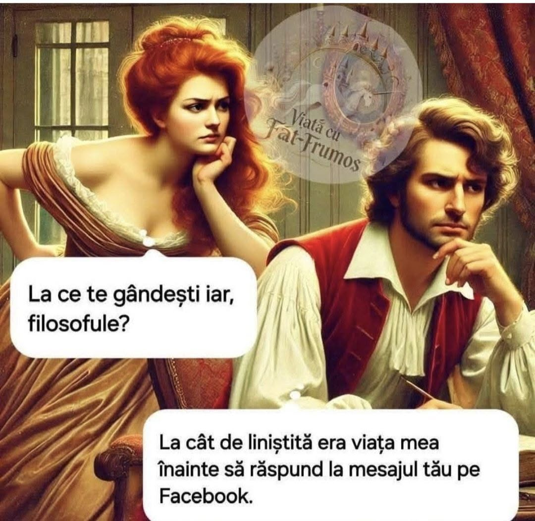 La ce te gandesti iar, filosofule?