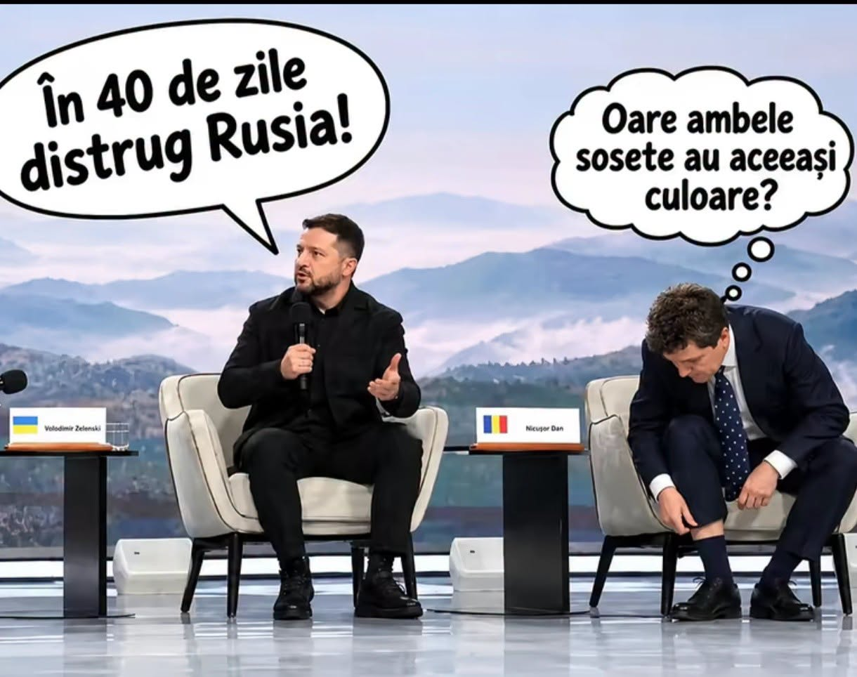 "In 40 de zile distrug Rusia". Intre timp Nicusor Dan si sosetele