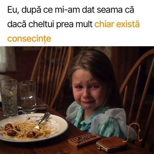 Dupa ce cheltui prea mult