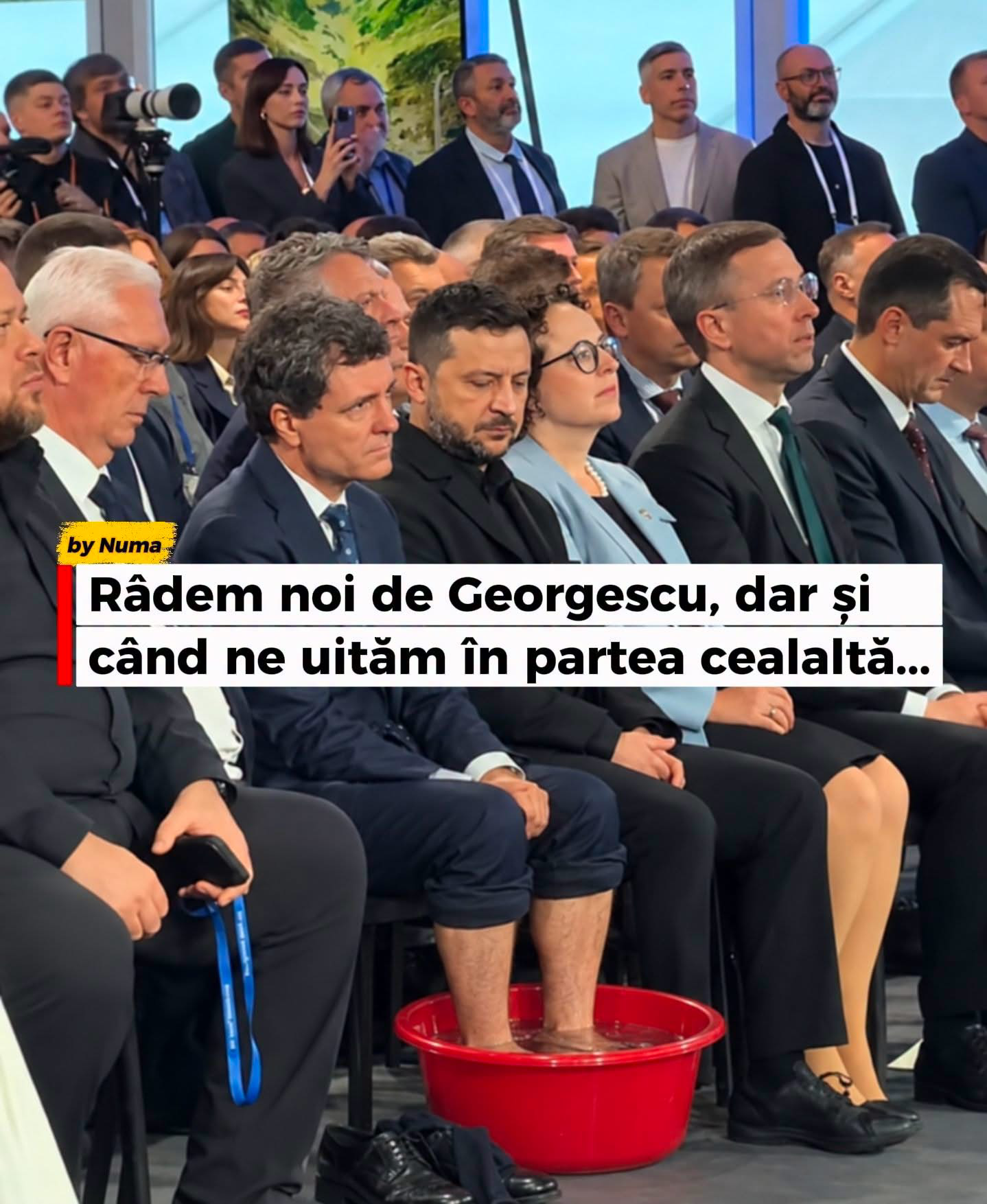 Radem noi de Calin Georgescu, dar si cand ne uitam in partea cealalta