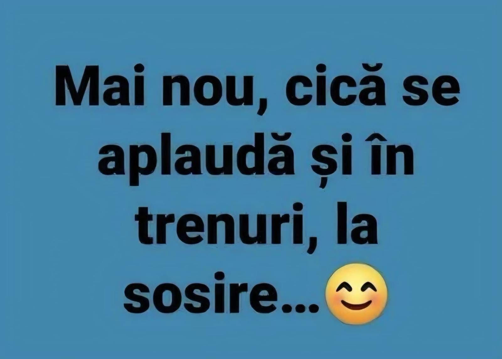 Mai nou, se aplaudă și în trenuri