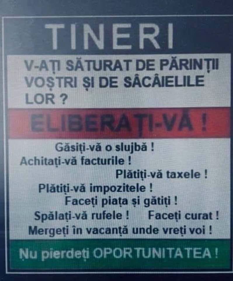 Tineri, v-ați săturat de părinții voștri?