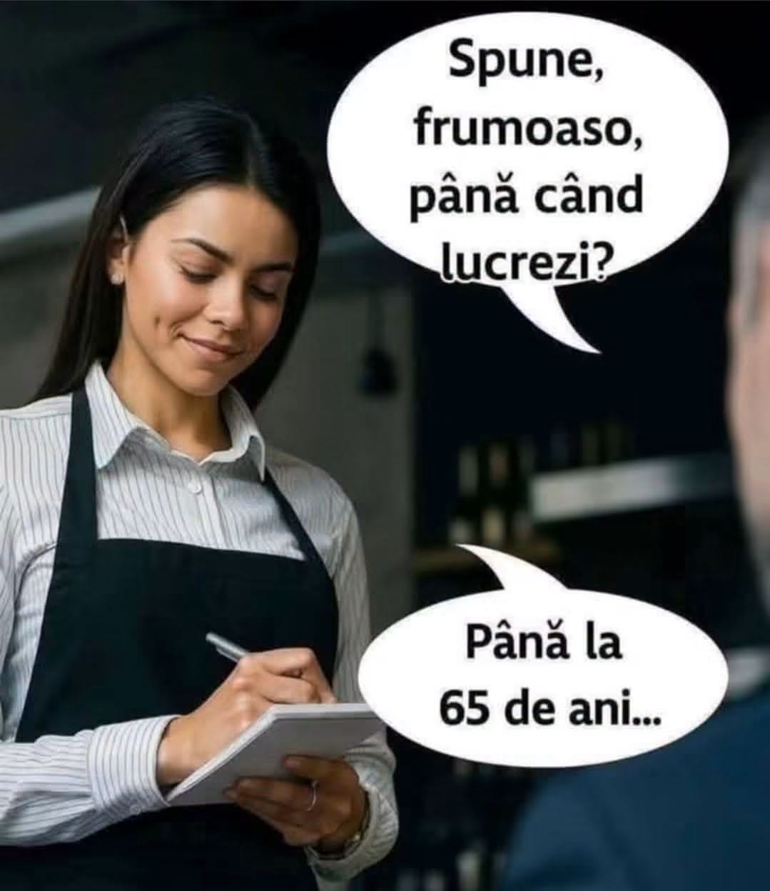 Spune, frumoaso, până când lucrezi?