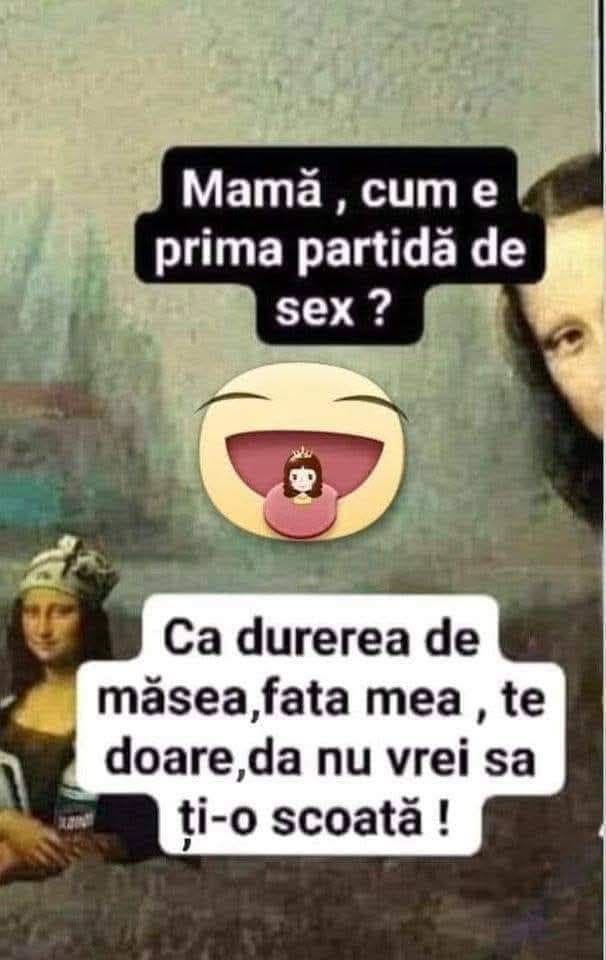 Mama, cum e prima partidă de sex?