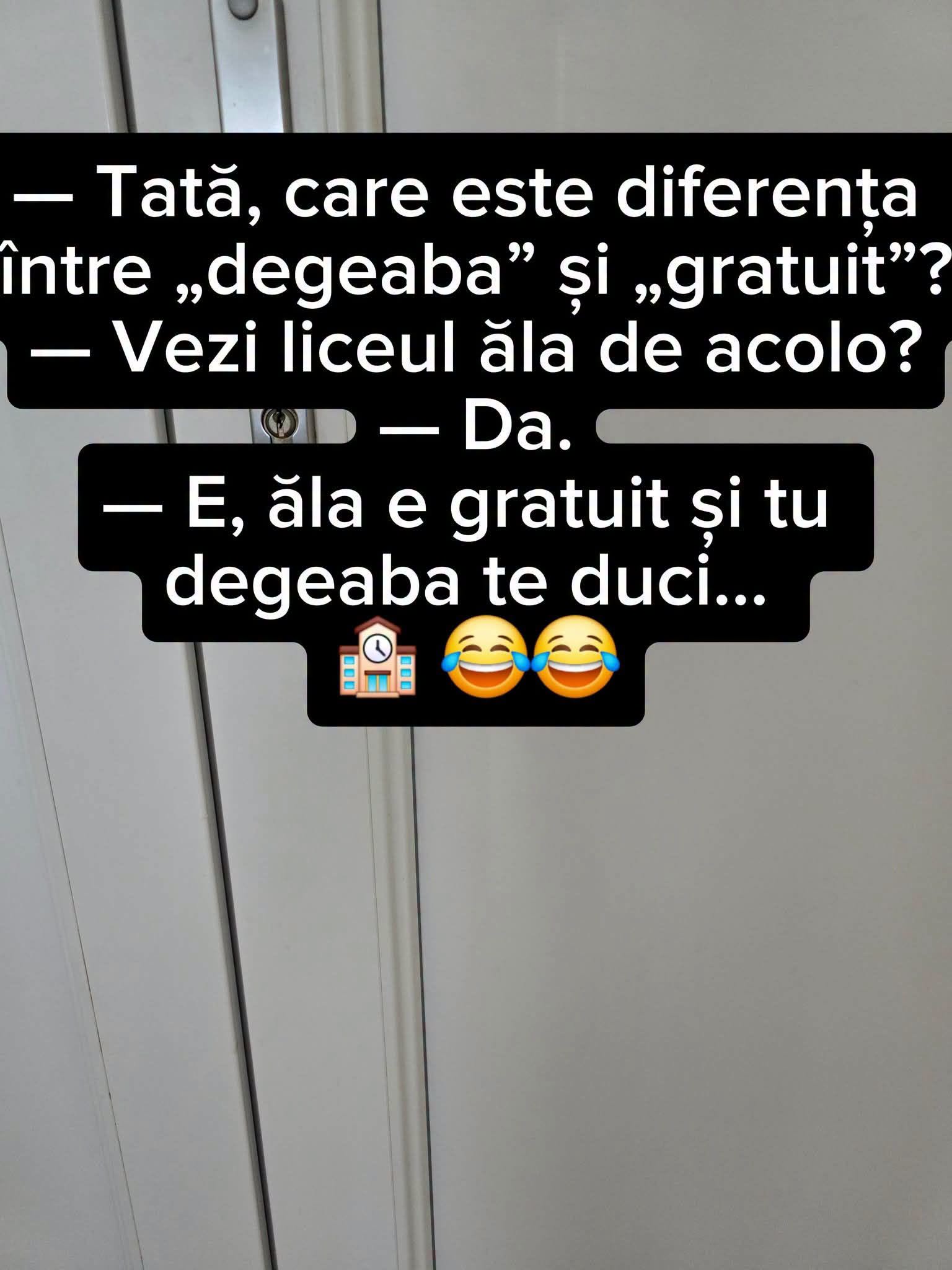 Care este diferența dintre degeaba și gratuit?