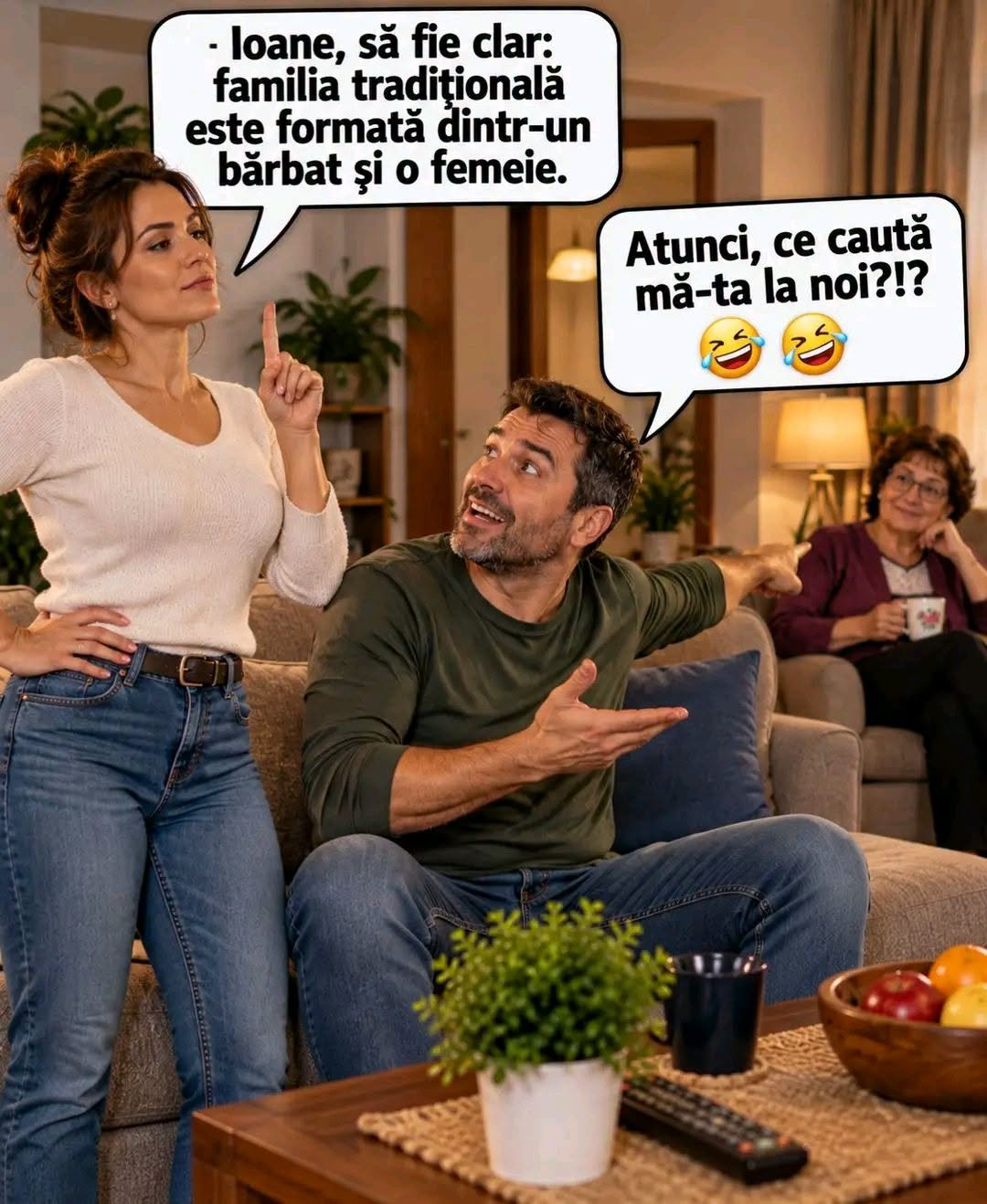 Familia traditionala este formata dintr-un barbat si o femeie