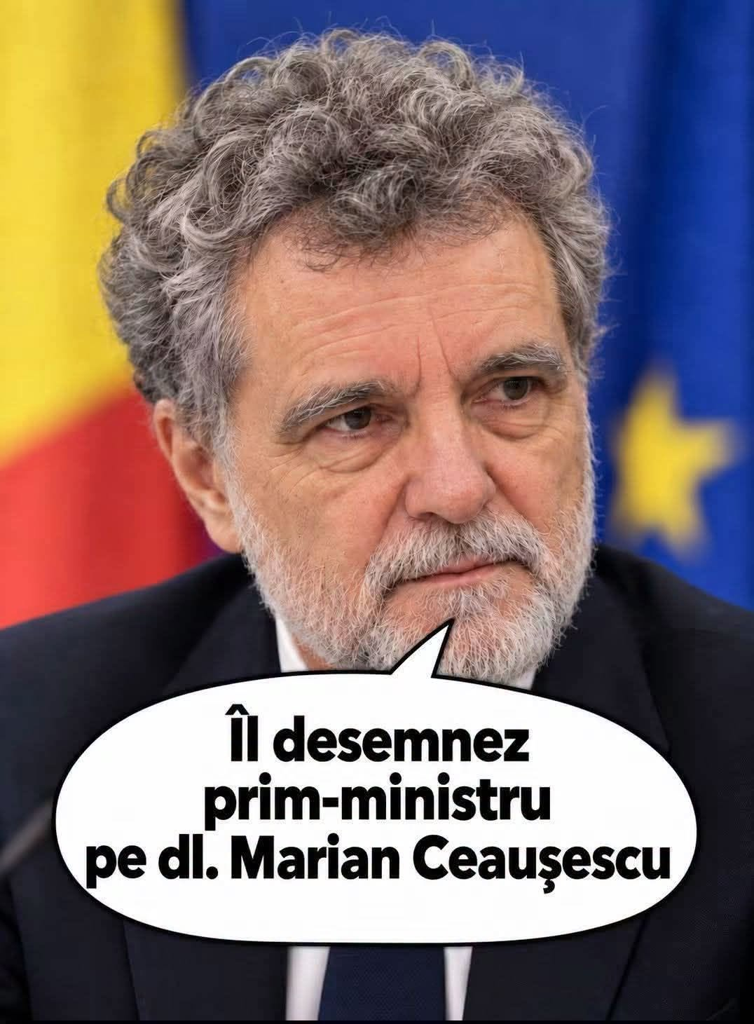 Nicusor Dan: Il desemnez prim-ministru pe dl. Marian Ceausescu
