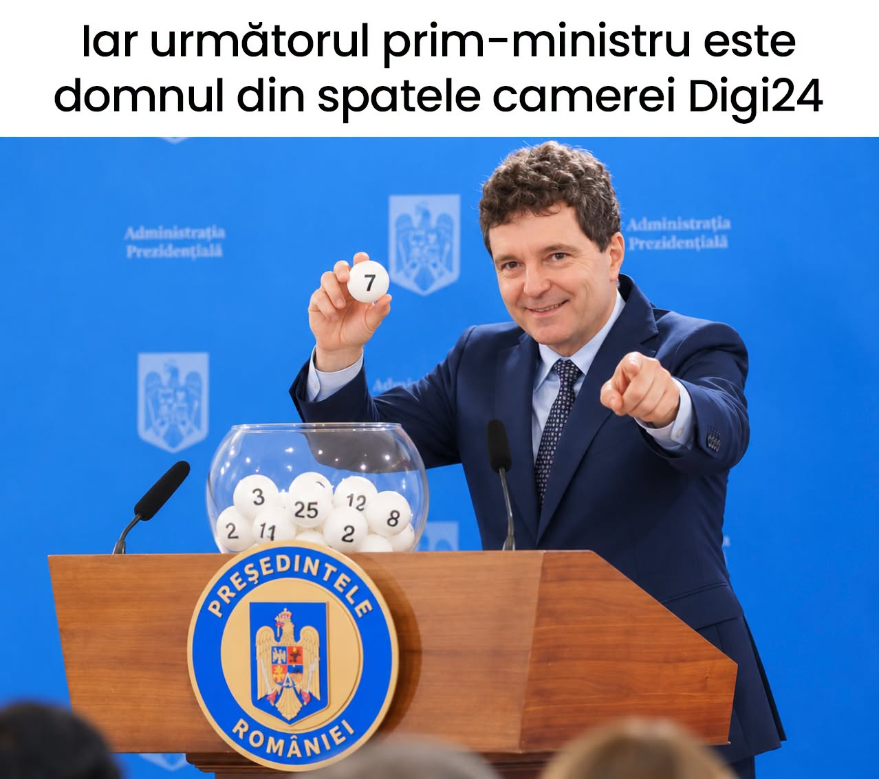 Nicusor Dan: Iar urmatorul prim-ministru este domnul din spatele camerei Digi24