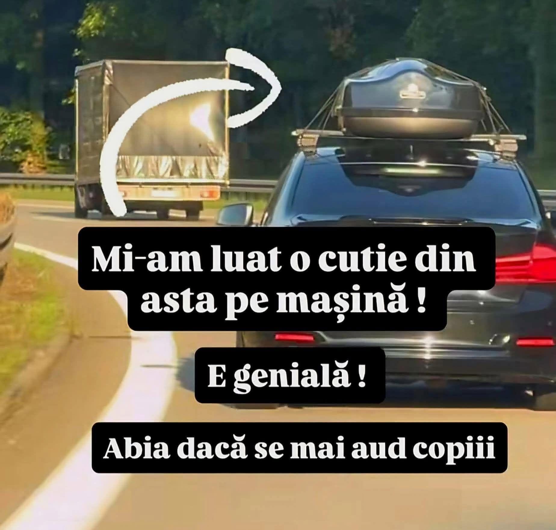 Mi-am luat o cutie din asta pe mașină