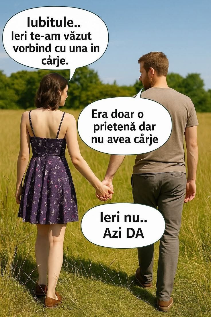 Iubitule, ieri te-am văzut vorbind cu una în cârje