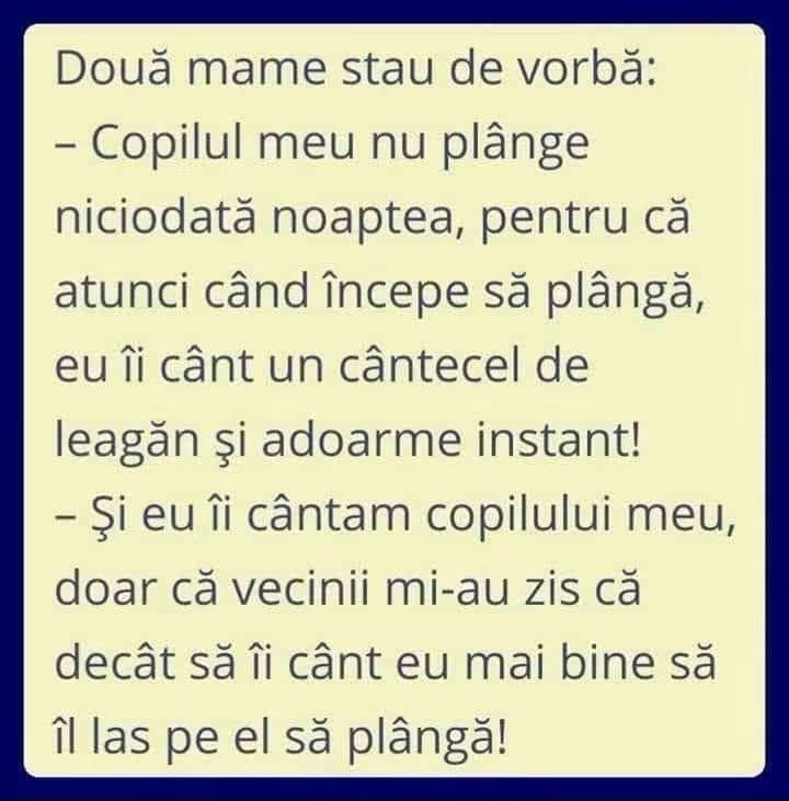 Două mame stau de vorbă despre cântece de leagăn