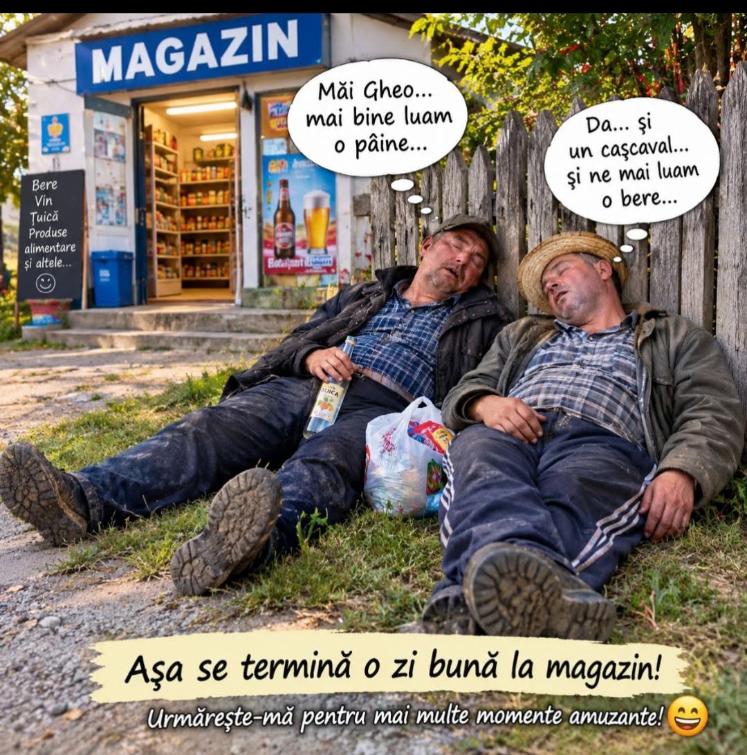 Așa se termină o zi bună la magazin