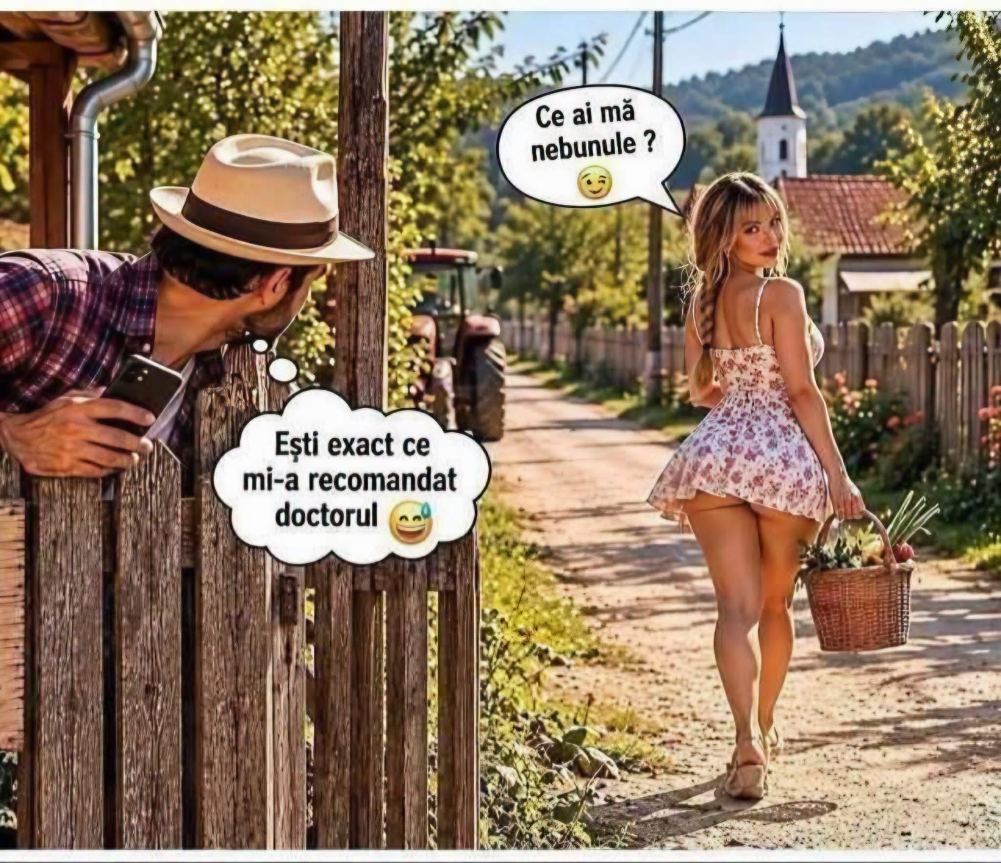 Ce ai, mă nebunule? Ești exact ce mi-a recomandat doctorul