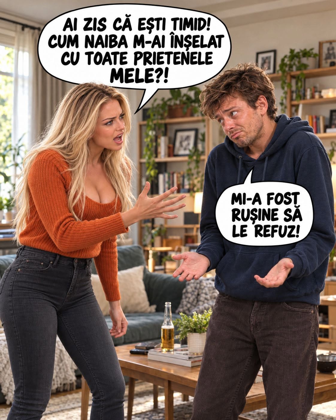 Ai zis că ești timid! Cum naiba m-ai înșelat cu toate prietenele mele?