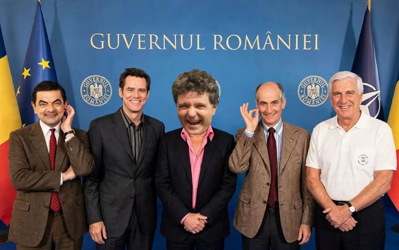 Noul Guvern al României: Mr. Bean, Jim Carrey și ceilalți